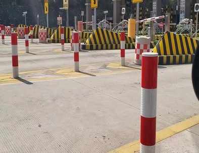 惠州惠州防撞警示柱-安全警示柱-道路警示柱-收费站警示柱